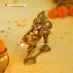 Brass Garud Diya – Auspicious Vahana Oil Lamp | Gayatri Heritage
