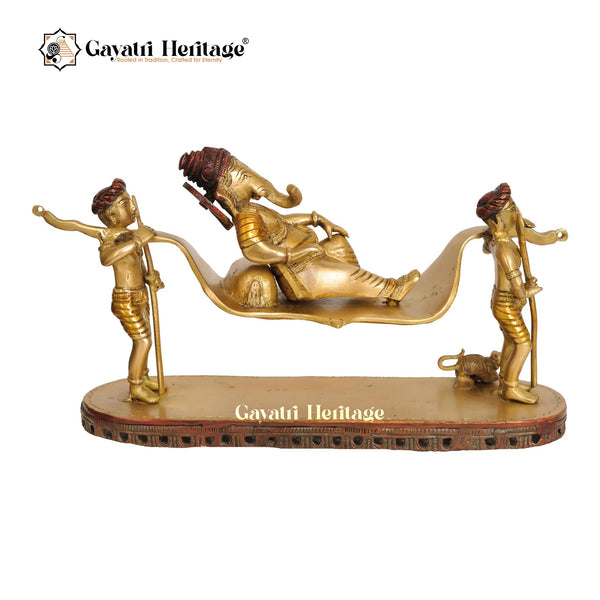 Brass Palki Ganesh – Traditional Ganesha Design | Gayatri Heritage