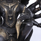 Brass Panchmukhi Hanuman – Divine Protector Idol | Gayatri Heritage