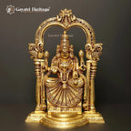 Brass Lord Balaji and Goddess Padmavati – Divine Couple Blessings for Prosperity and Devotion | Gayatri Heritage