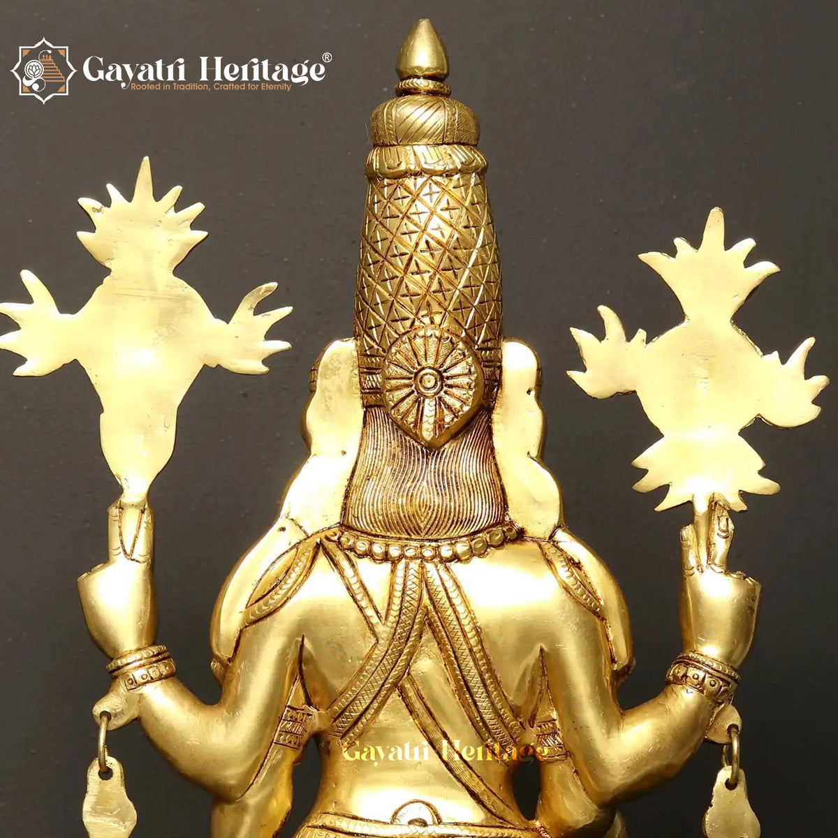 Brass Lord Balaji and Goddess Padmavati – Divine Couple Blessings for Prosperity and Devotion | Gayatri Heritage