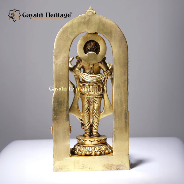 Brass Ram Lalla Statue – Sacred Divine Idol | Gayatri Heritage