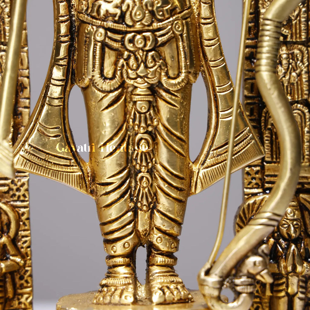 Brass Ram Lalla Statue – Sacred Divine Idol | Gayatri Heritage