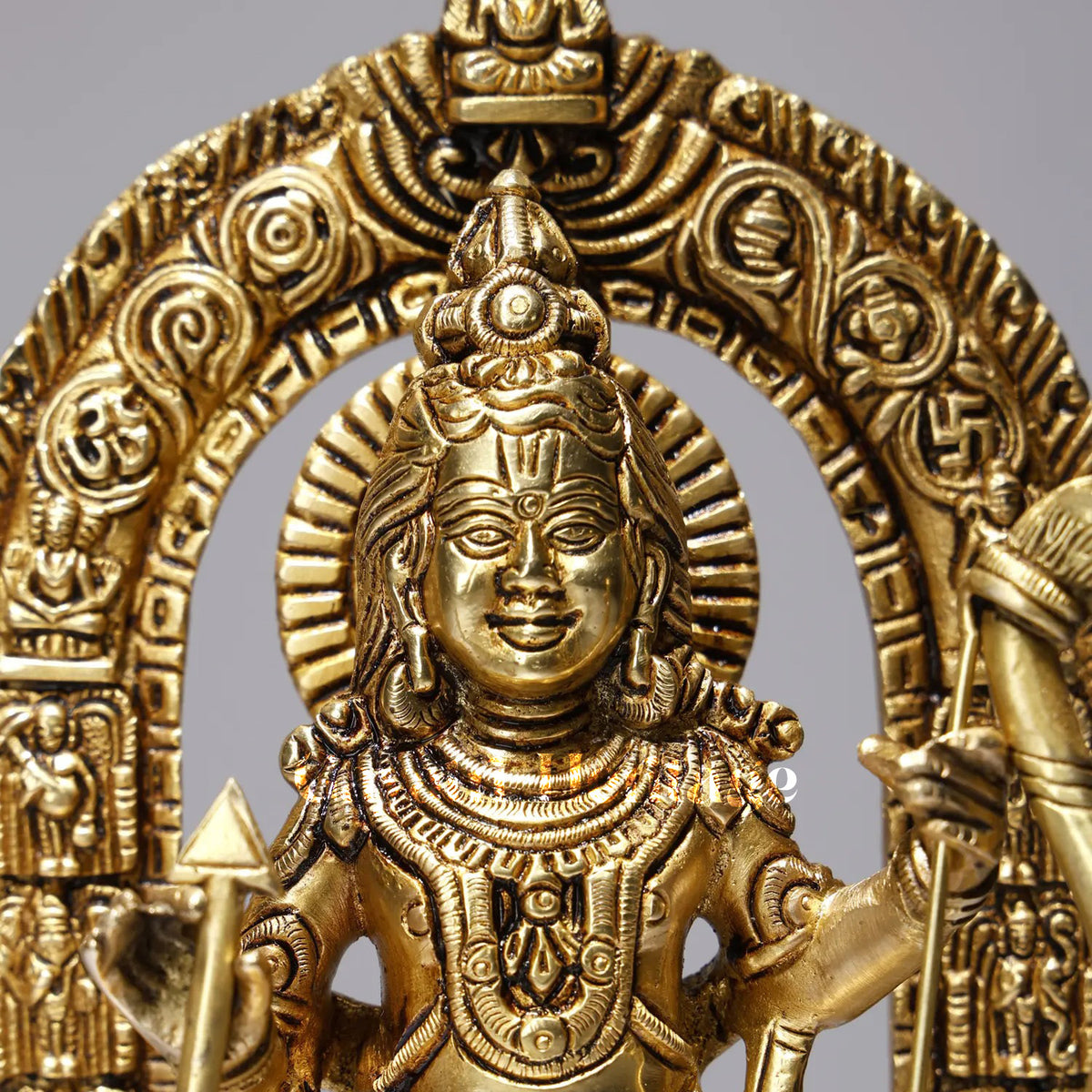 Brass Ram Lalla Statue – Sacred Divine Idol | Gayatri Heritage