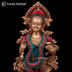 Brass Radha Krishna Statue Pair – Elegant Divine Sculptures | Gayatri Heritage