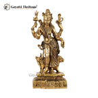 Brass Ardhanarishvara Statue – Union of Shiva Shakti for Balance | Gayatri Heritage