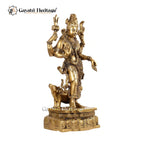 Brass Ardhanarishvara Statue – Union of Shiva Shakti for Balance | Gayatri Heritage