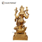 Brass Ardhanarishvara Statue – Union of Shiva Shakti for Balance | Gayatri Heritage