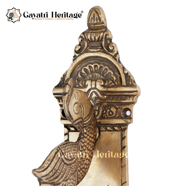 Brass Wall Hanging Sparrow Brackets – Rustic Charm for Your Walls | Gayatri Heritage