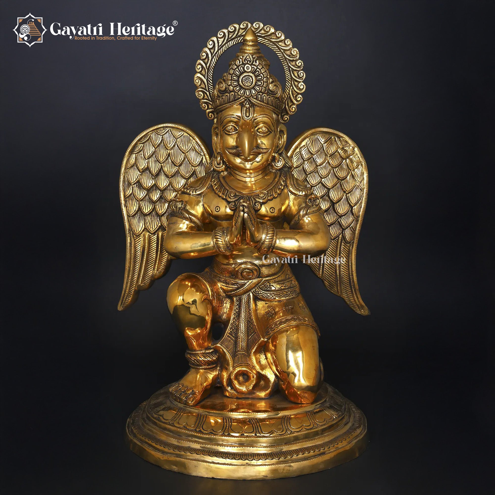 Brass Garuda in Superfine Quality – Divine Craft | Gayatri Heritage