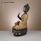 Brass Buddha Statue – Tranquil Enlightenment | Gayatri Heritage