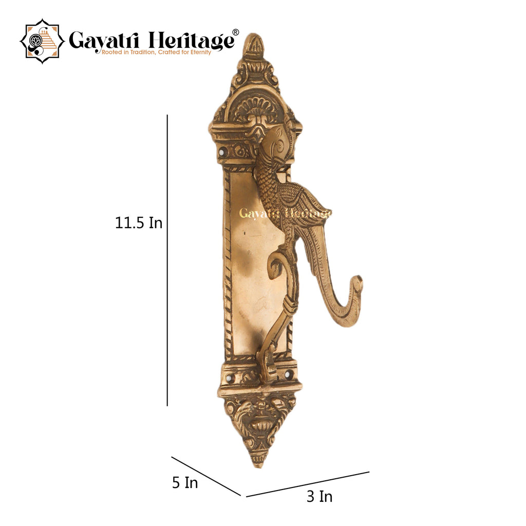 Brass Wall Hanging Sparrow Brackets – Rustic Charm for Your Walls | Gayatri Heritage