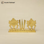 Brass Shankh Chakra Stand – Elegant Spiritual Display | Gayatri Heritage