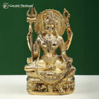 Brass Ardhanarishwar Statue – Divine Fusion Idol | Gayatri Heritage