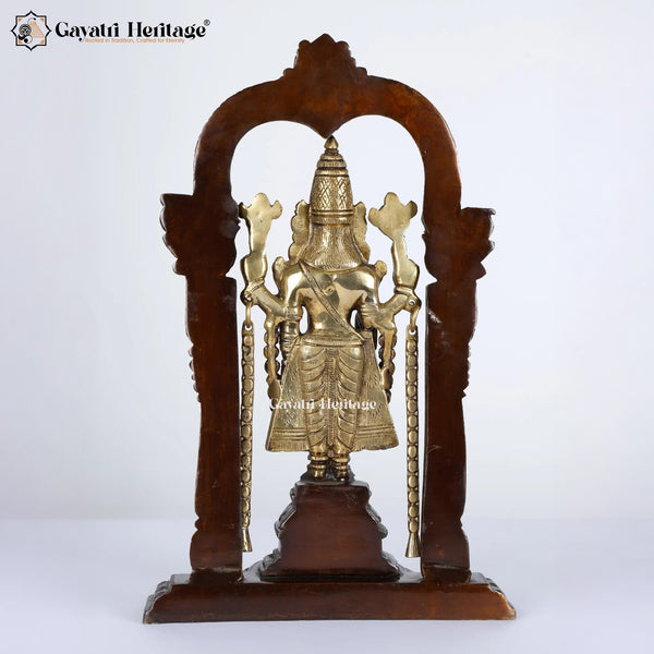Brass Tirupati Balaji Statue – Divine Idol of Lord Venkateshwara | Gayatri Heritage