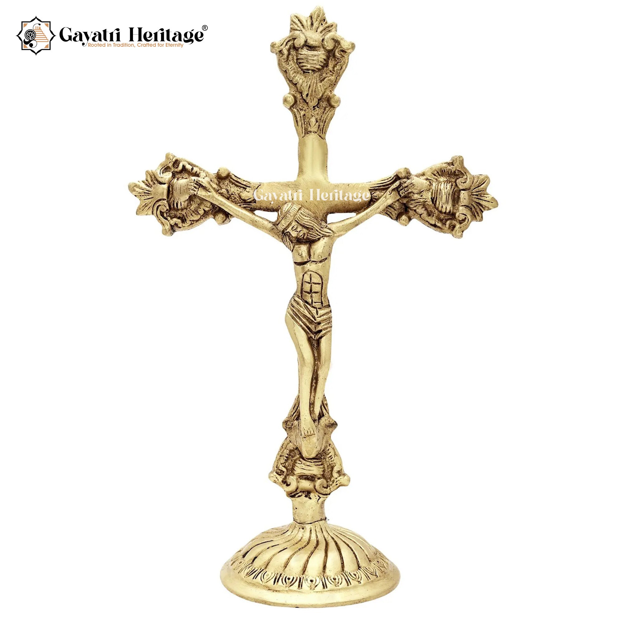 Brass Jesus Christ Statue – Divine Christian Home Decor | Gayatri Heritage