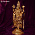 Brass Tirupati Balaji Statue (Venkateshvara) – Divine Grace & Majesty | Gayatri Heritage