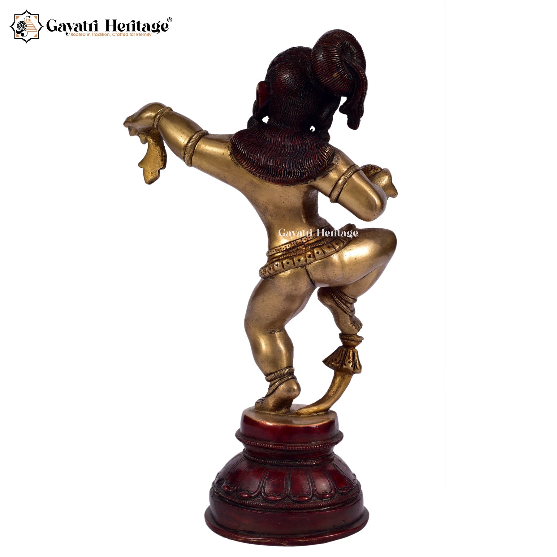 Brass Dancing Baby Krishna – Playful Divine Idol | Gayatri Heritage