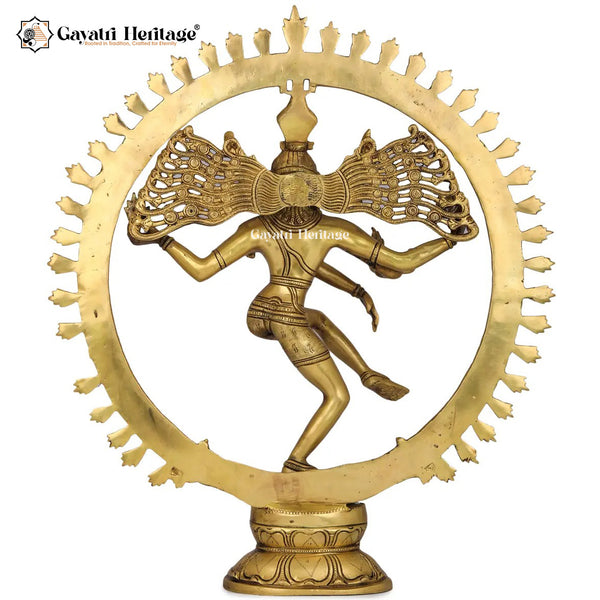 Brass Nataraj Sculpture – Divine Dance of Lord Shiva