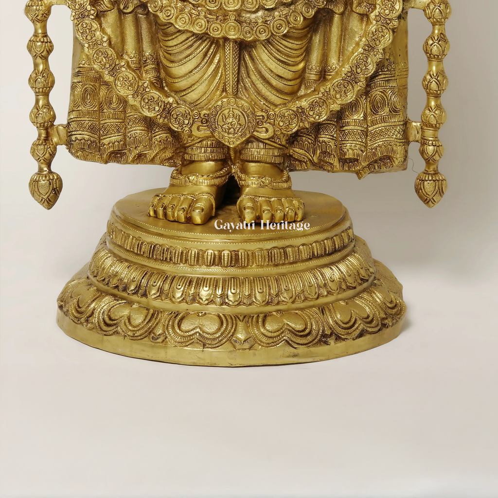 Brass Venkateshwara Statue – Divine Lord Tirupati Idol
