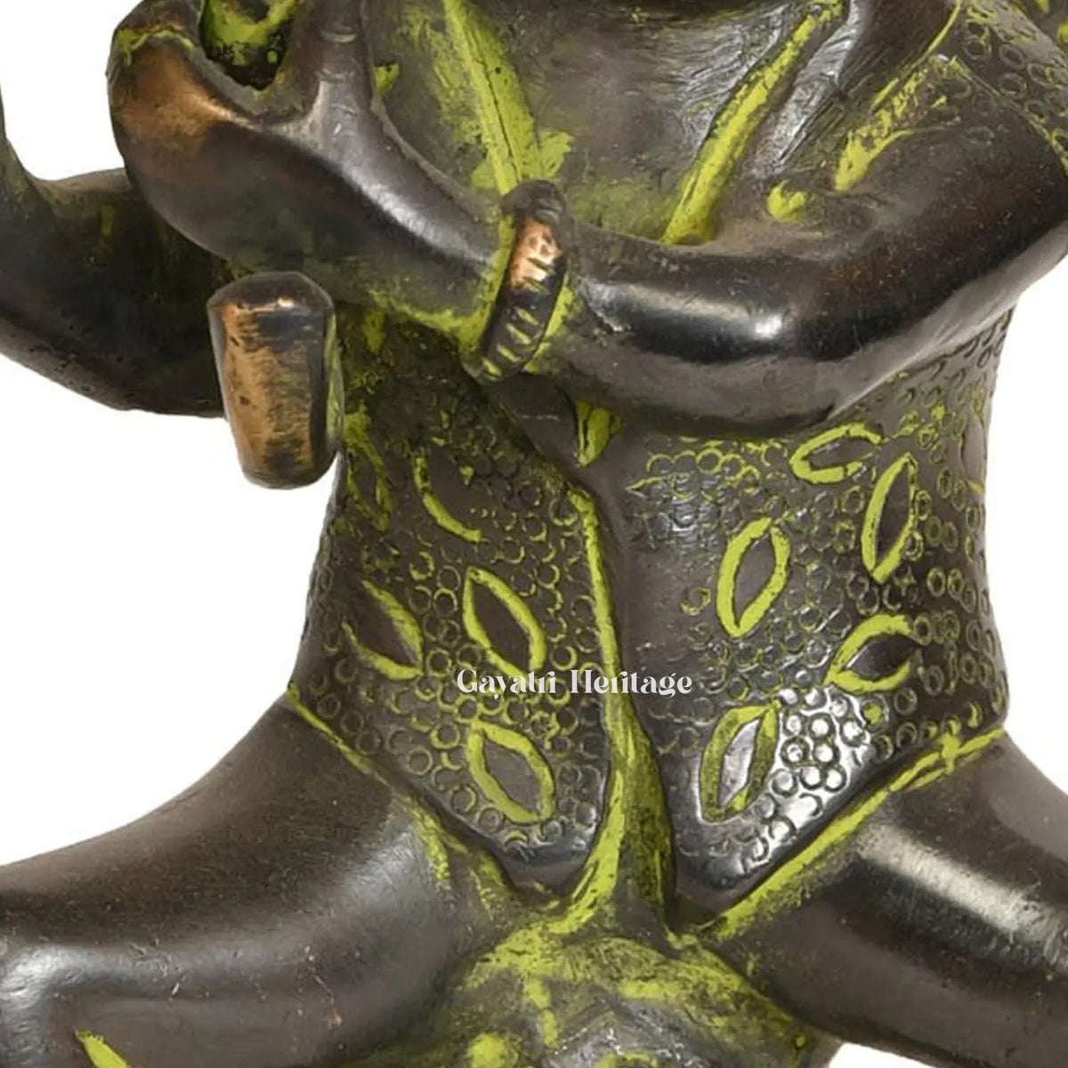 Brass Frog with Umbrella – Antique Finish Home Decor | Gayatri Heritage
