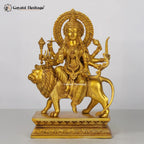 Brass Durga Mata Idol – Divine Goddess of Strength & Protection | Gayatri Heritage