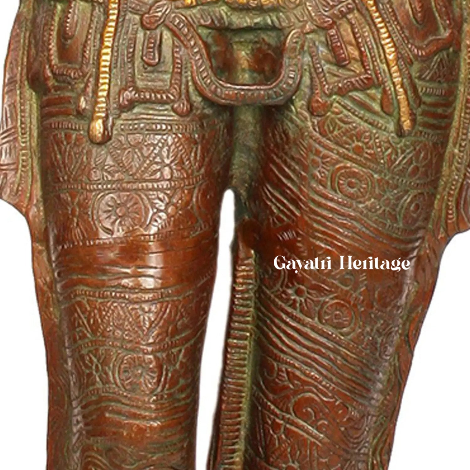 Brass Namastey Lady – Elegant Welcome Décor | Gayatri Heritage