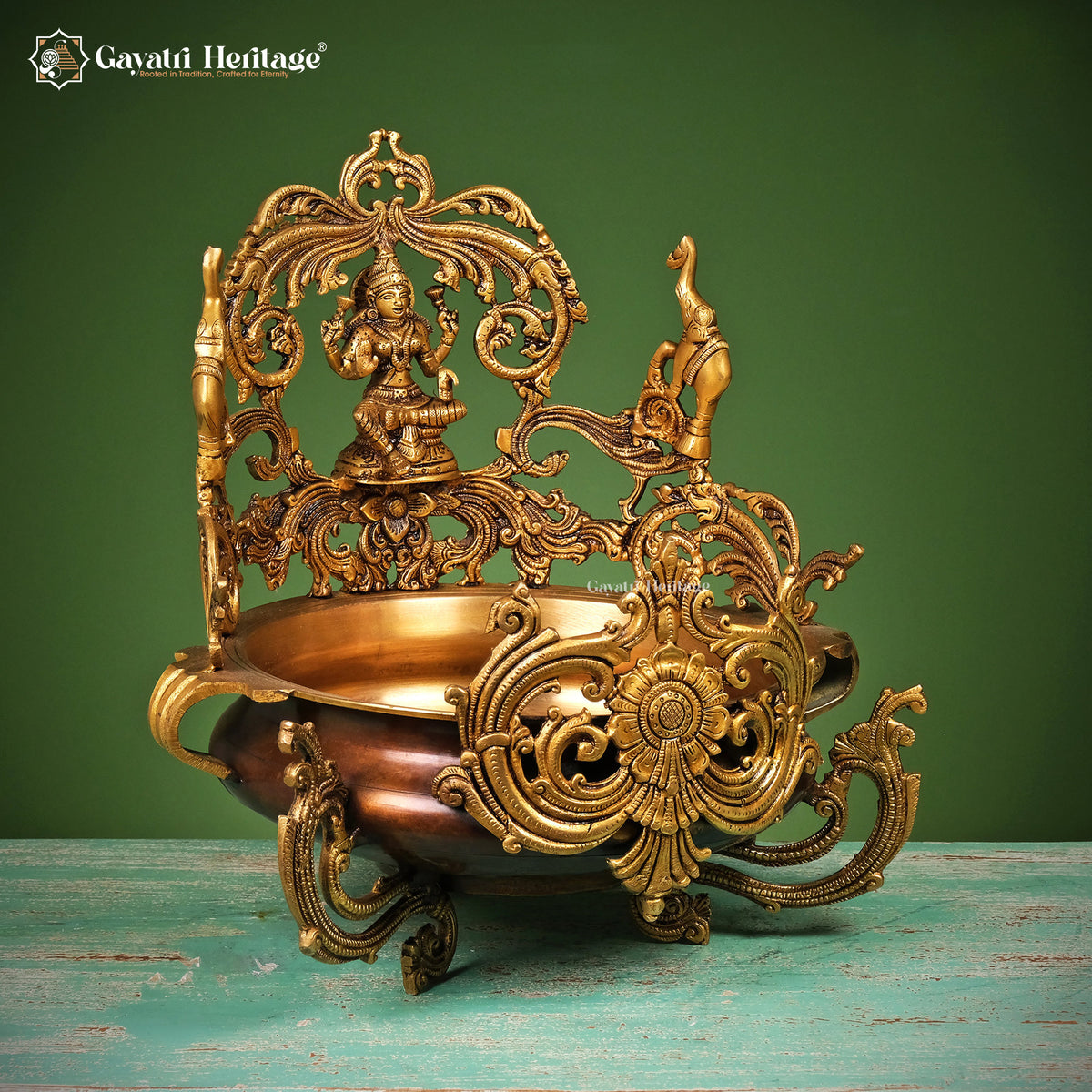 Brass Laxmi Urli – Traditional Prosperity Décor | Gayatri Heritage