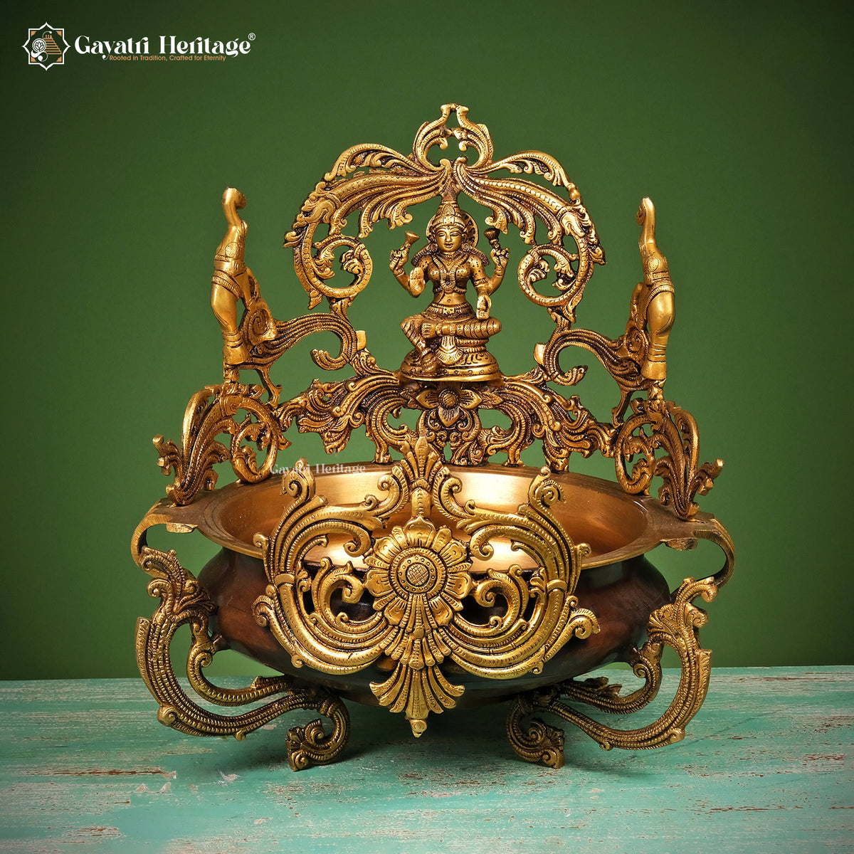 Brass Laxmi Urli – Traditional Prosperity Décor | Gayatri Heritage