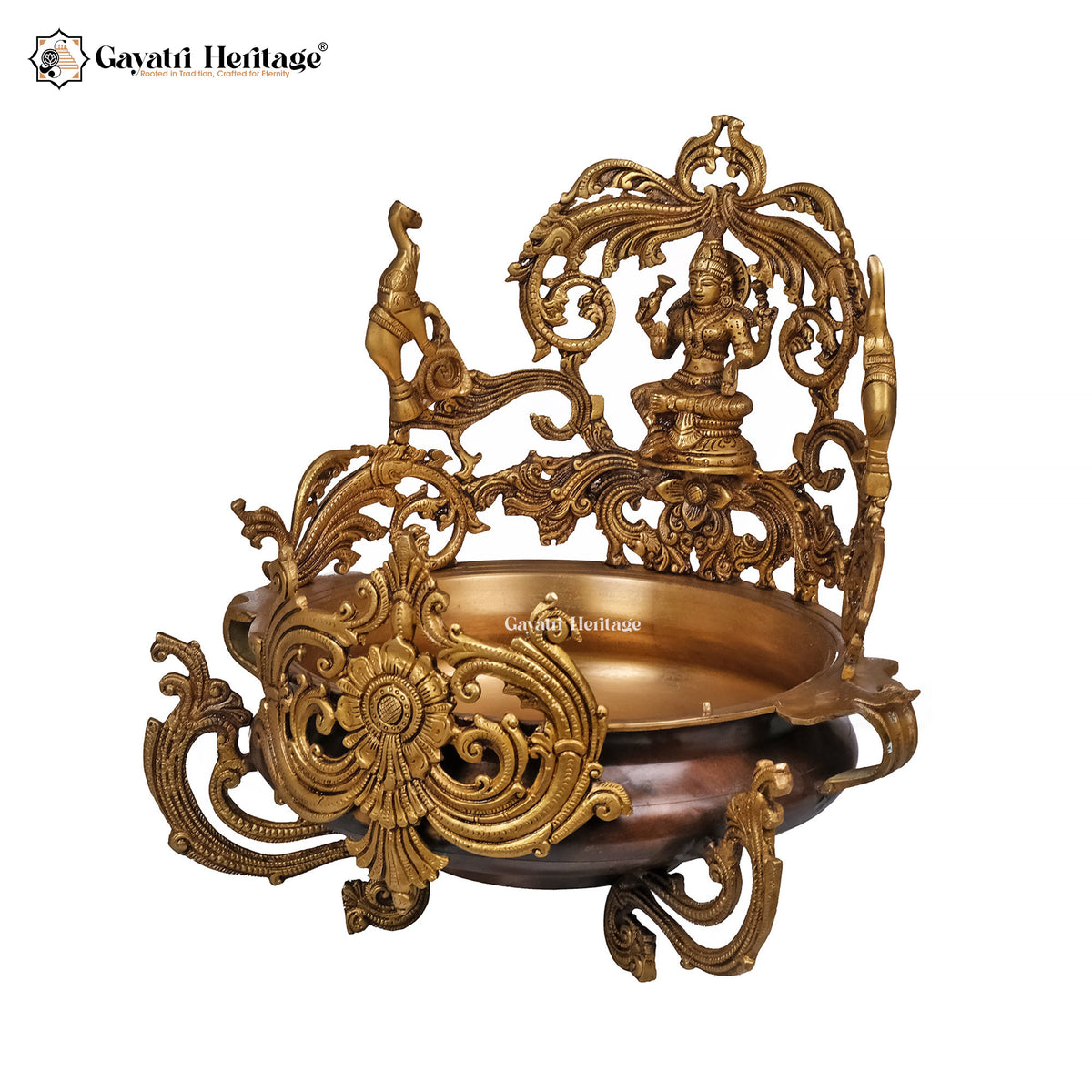 Brass Laxmi Urli – Traditional Prosperity Décor | Gayatri Heritage