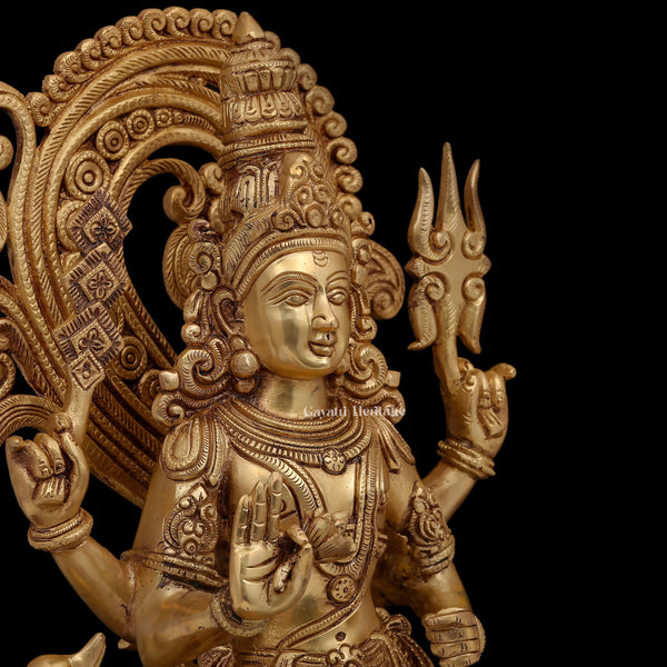 Brass Murugan Statue – Grace and Devotion | Gayatri Heritage