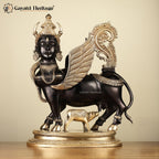 Sacred Brass Kamdhenu Cow – A Symbol of Prosperity, Nurturing, and Abundance | Gayatri Heritage