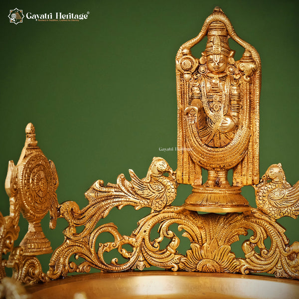 Brass Dasavtar Urli – Traditional Spiritual Decor | Gayatri Heritage