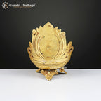 Brass Ganesh & Laxmi Diya Lamp (Pair) – Light of Prosperity | Gayatri Heritage