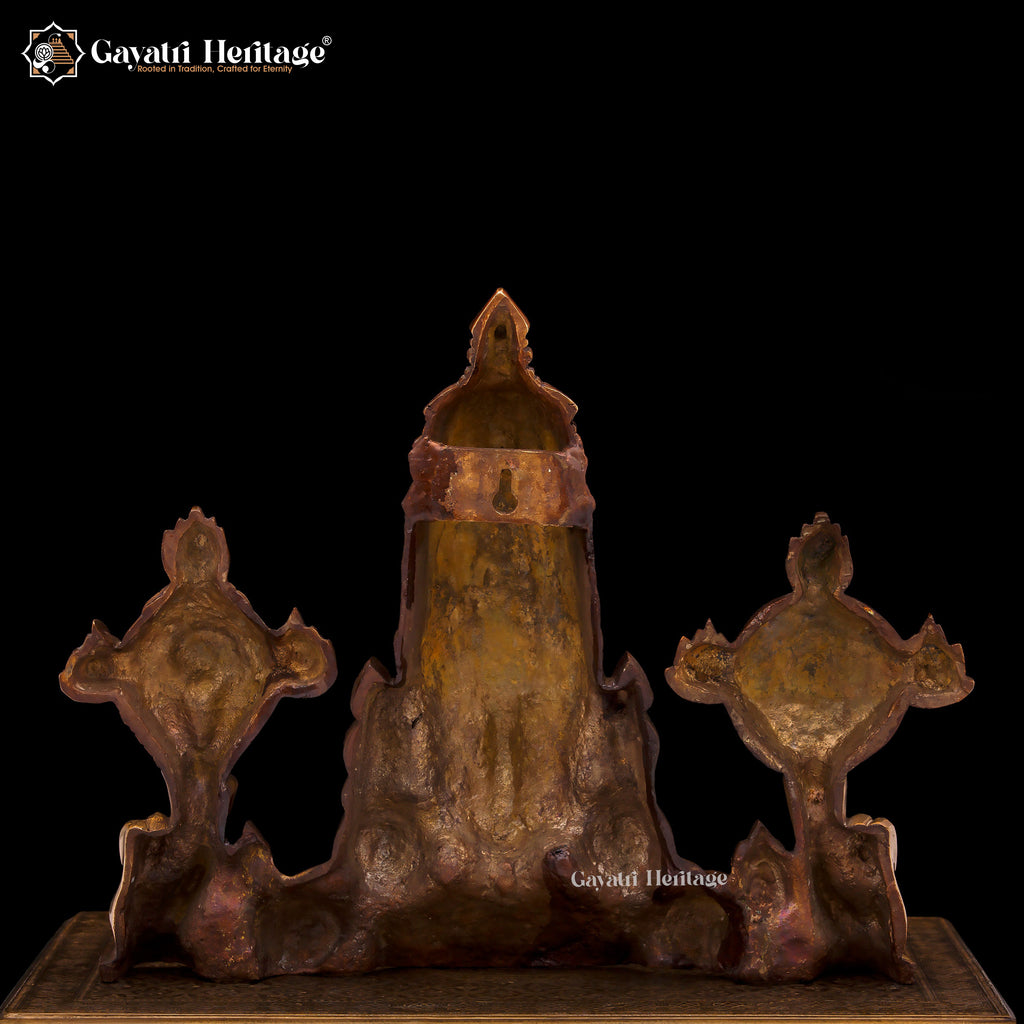 Brass Wall Decor Lord Venkateshwara Statue/ Tirupati Balaji – Majestic Divine Presence | Gayatri Heritage