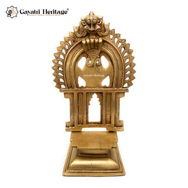 Brass Prabhavali with Stand – Elegant Divine Frame | Gayatri Heritage