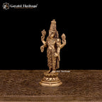 Brass Tirupati Balaji Statue/ Venkateshwara Idol – Sacred Elegance | Gayatri Heritage