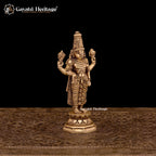 Brass Tirupati Balaji Statue/ Venkateshwara Idol – Sacred Elegance | Gayatri Heritage
