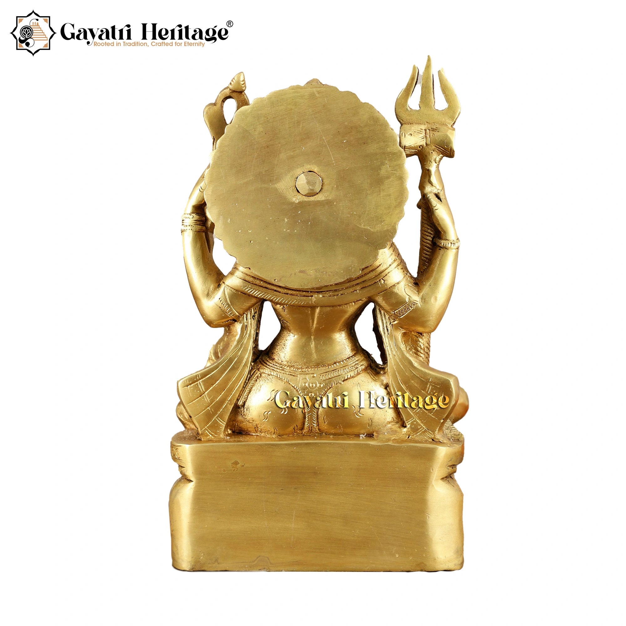 Brass Ardhnari Statue – Divine Shiva Parvati Fusion Idol | Gayatri Heritage