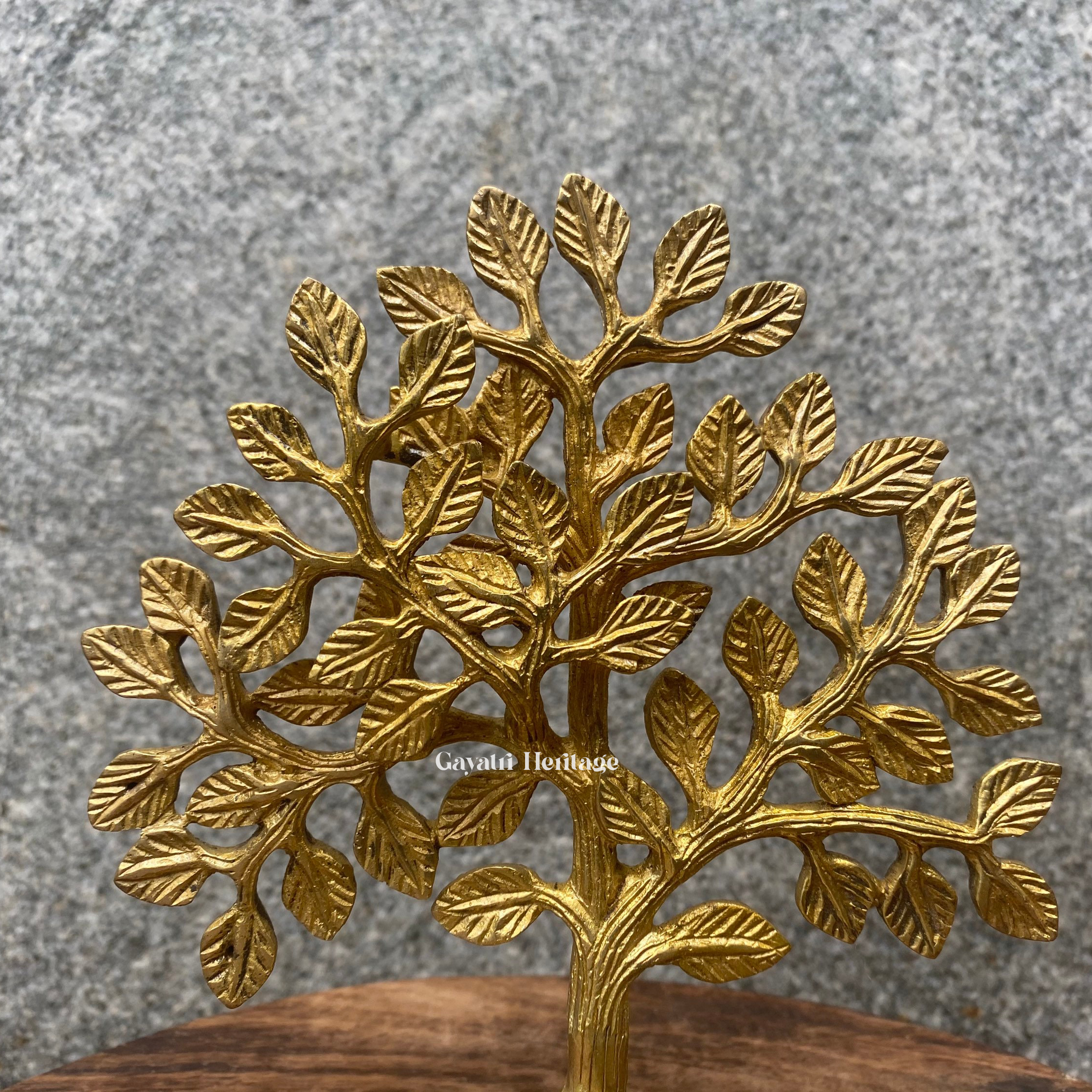 Brass Small Size Kalpavriksha Tree – Divine Wish-Granting Tree Idol | Gayatri Heritage