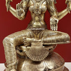 Brass Lakshmi Idol – Divine Prosperity Statue | Gayatri Heritage
