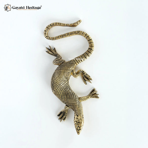 Brass Decorative Lizard – Unique Home Décor Accent | Gayatri Heritage