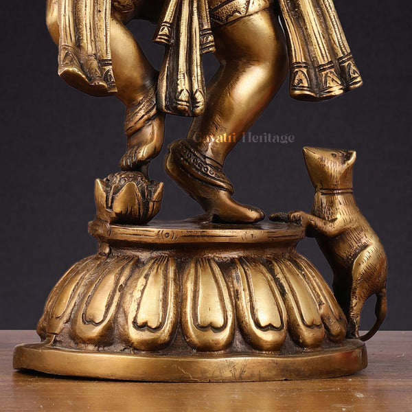 Brass Panchmukhi Ganesha – Antique Finish Charm | Gayatri Heritage