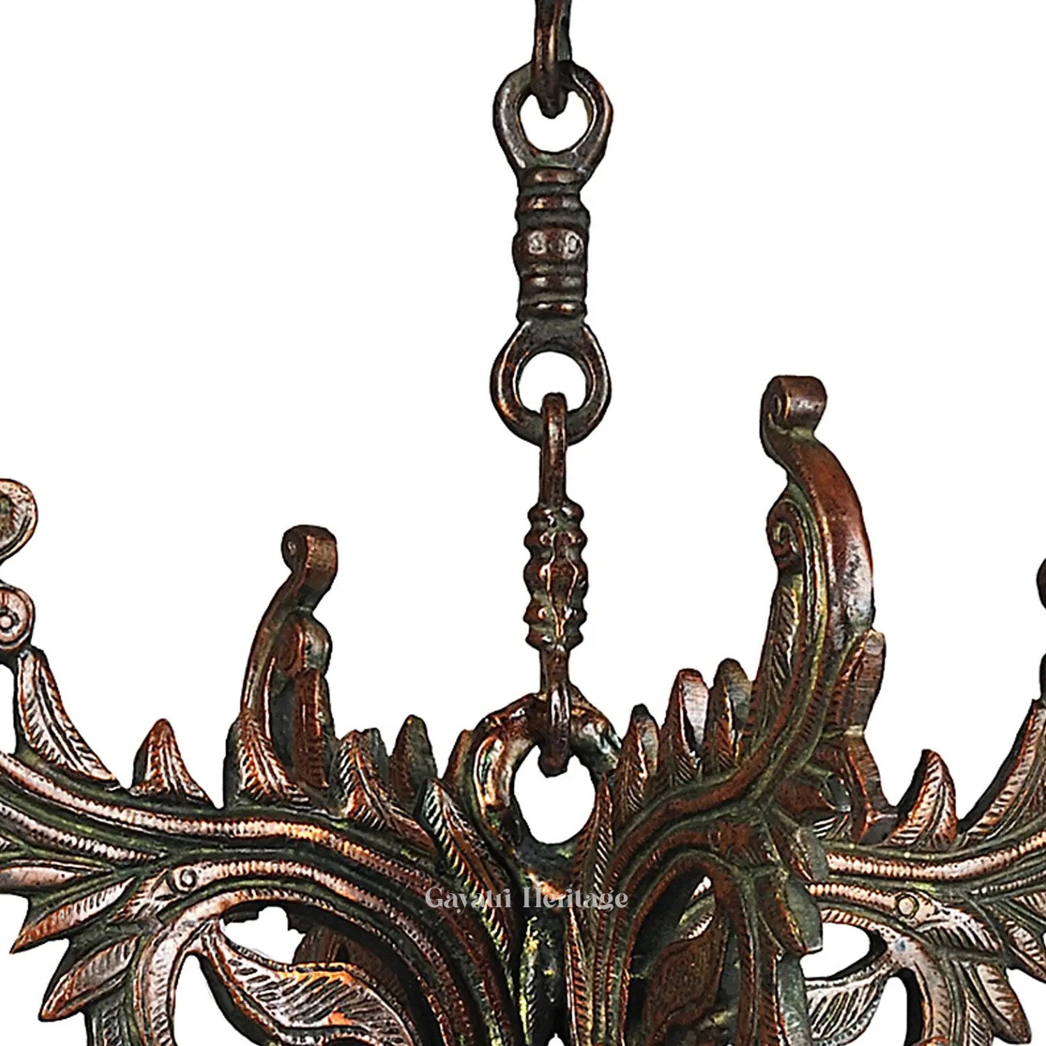 Brass Peacock Hanging with Bells – Elegant Decor | Gayatri Heritage