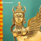 Brass Kamadhenu Cow and Calf – Divine Blessings Symbol | Gayatri Heritage