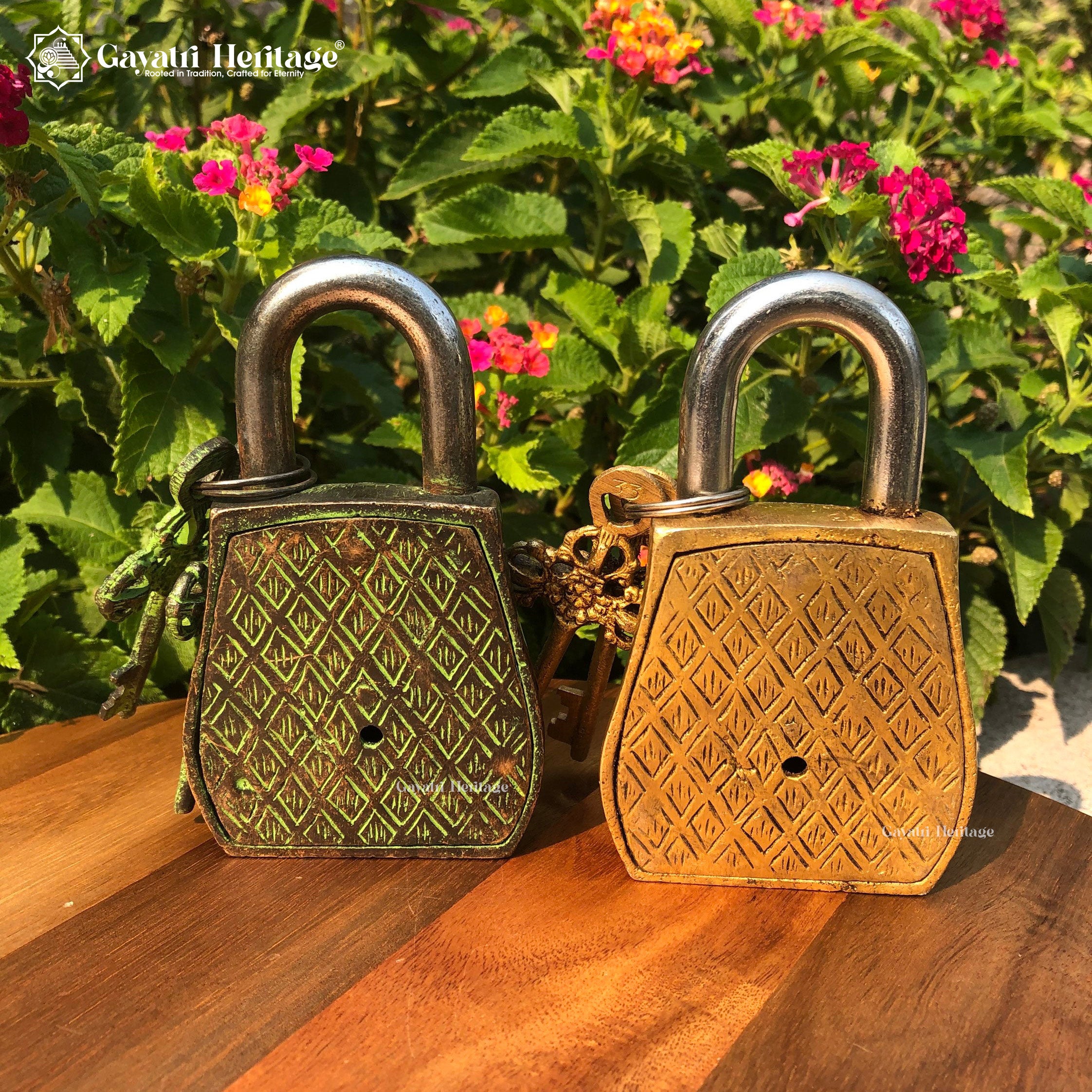 Brass Owl Padlock – Secure and Stylish Home Décor | Gayatri Heritage