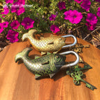 Brass Fish Padlock – Traditional Metal Craft | Gayatri Heritage
