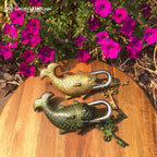 Brass Fish Padlock – Traditional Metal Craft | Gayatri Heritage
