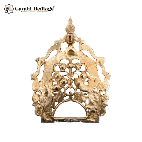 Brass Prabhavali Arch for Wall Decoration – Divine Frame of Elegance | Gayatri Heritage