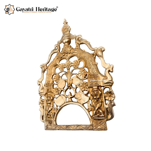 Brass Prabhavali Arch for Wall Decoration – Divine Frame of Elegance | Gayatri Heritage